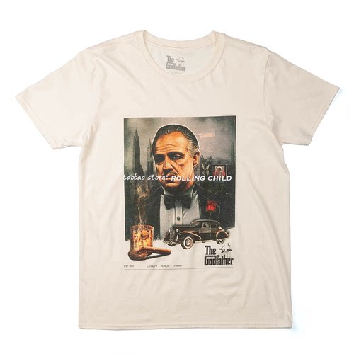 正版教父短袖T恤vintage现行版