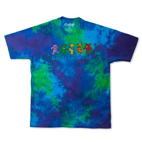 GratefulDead短袖乐队摇滚扎染