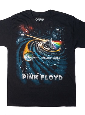 正版Pink Floyd平克弗洛伊德vintage摇滚乐队短袖T恤q 官方现行版