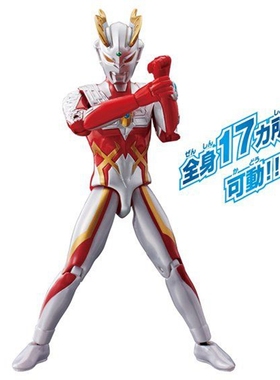 男孩儿童礼物玩具 赛罗奥特曼 强力日冕 UAF 超可动人偶万代