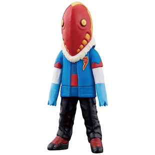 男孩儿童礼物玩具 特利迦奥特曼 美特隆星人 可动人偶软胶 万代