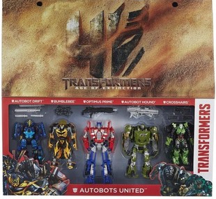 男孩儿童礼物玩具 变形金刚 擎天柱探长漂移大黄蜂准星铂金套装