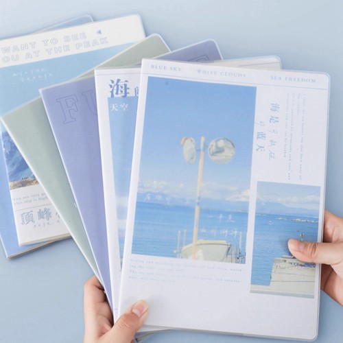 中小学生加厚16K胶套横格笔记本