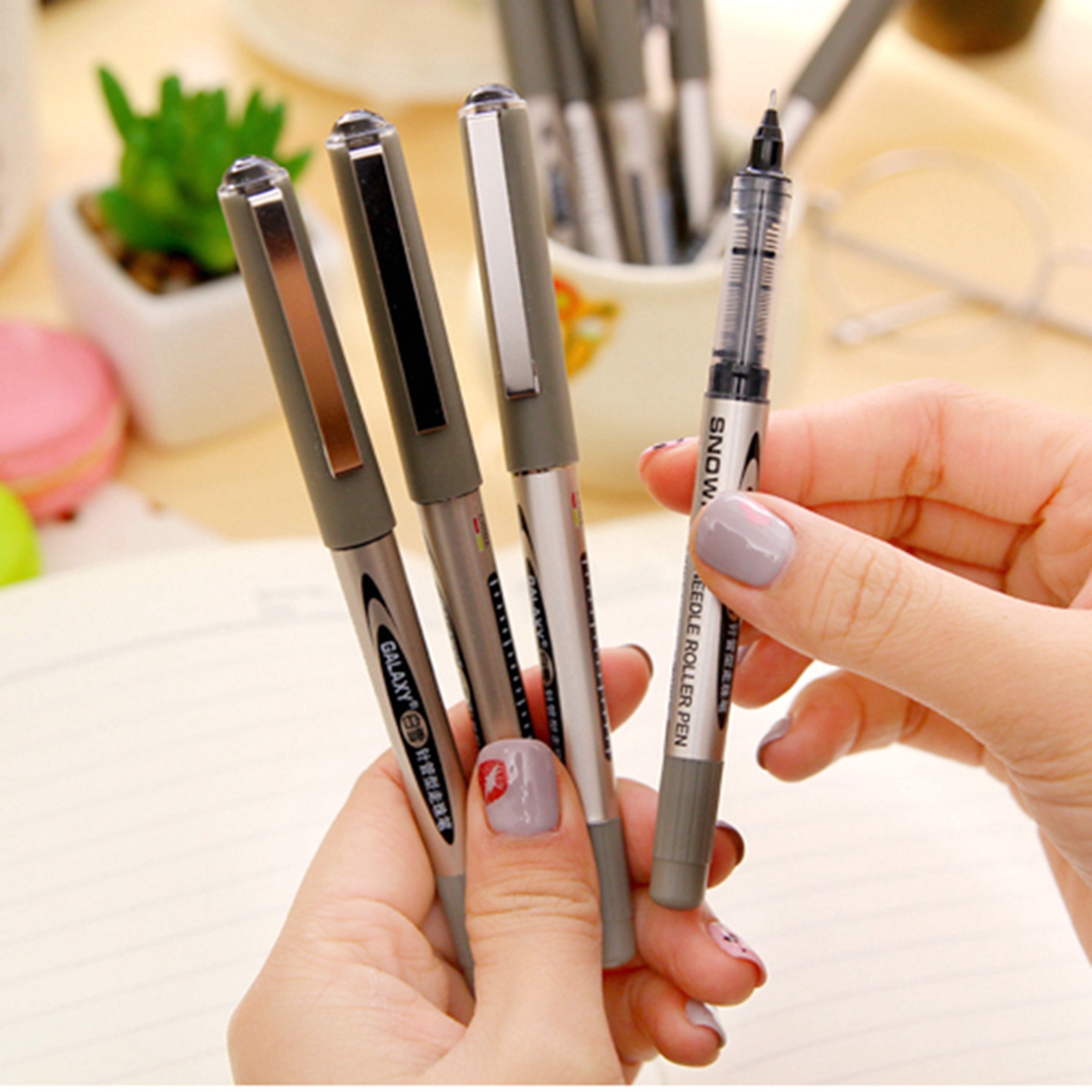 白雪学生用直液式走珠笔0.5mm