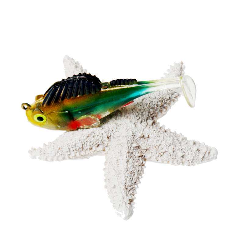 跳跳鱼包铅鱼7cm12g探底防挂鳜鱼鲈鲶黑海鱼路亚假饵软饵淡水海钓