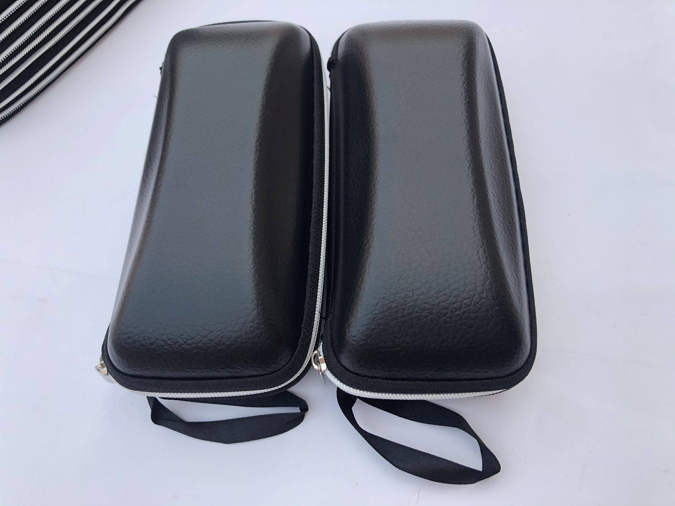 皮质拉链eva眼镜盒新款男女墨镜学生用镜盒时尚简约大方