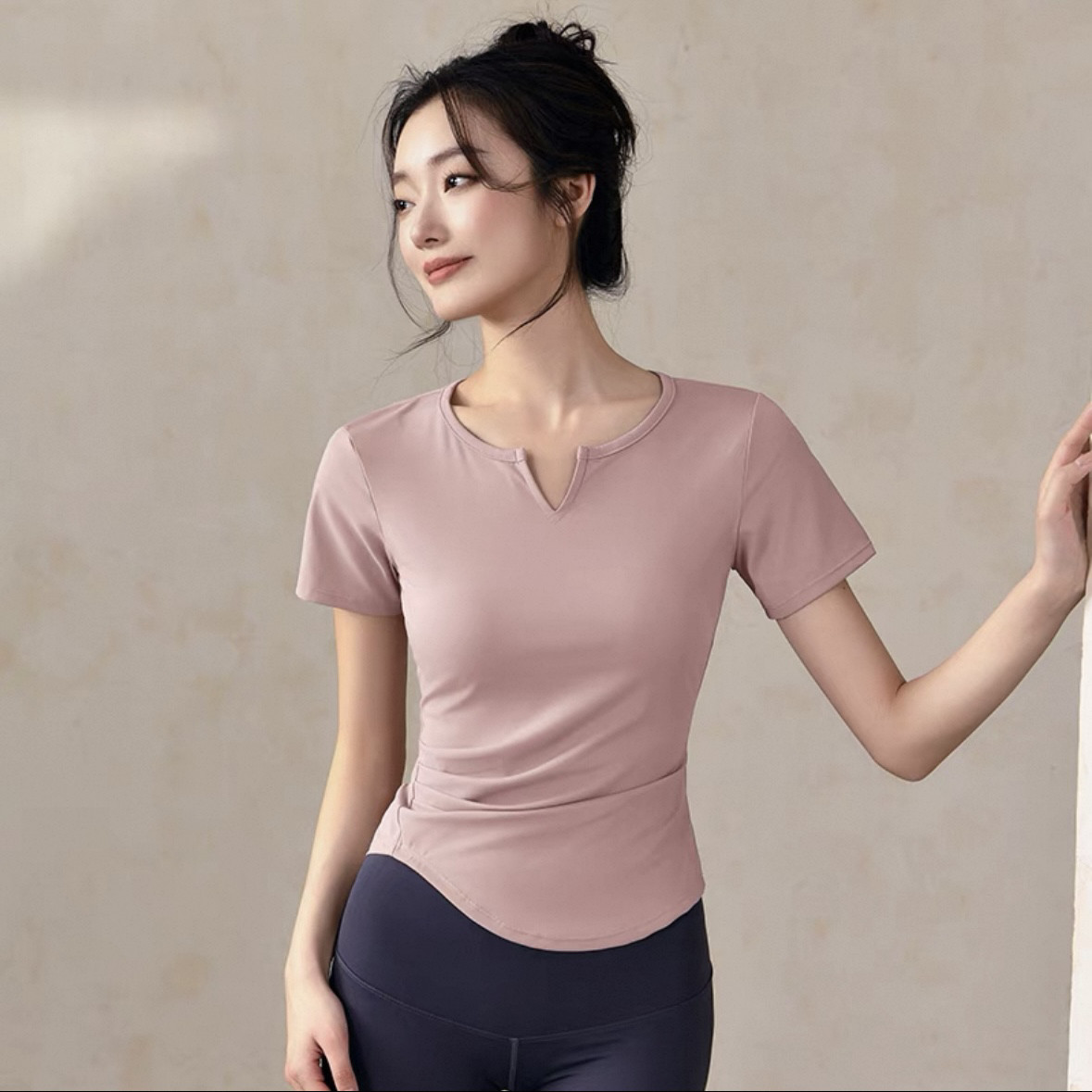 清仓处理显瘦绝美瑜伽服女跑步运动上衣紧身短袖t恤速干健身上衣,运动服/休闲服装,健身衣,淘宝优惠券,粉丝福利购,淘宝优惠卷