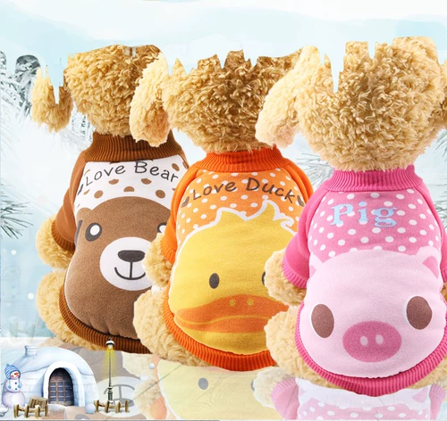 Новый полный мультипликационный свитер Pet Dog