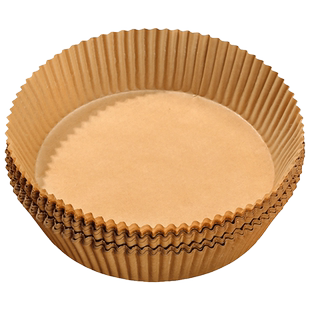 小米空气炸锅专用纸盘家用吸油纸垫食物烤箱烘焙硅油纸烧烤工具盘