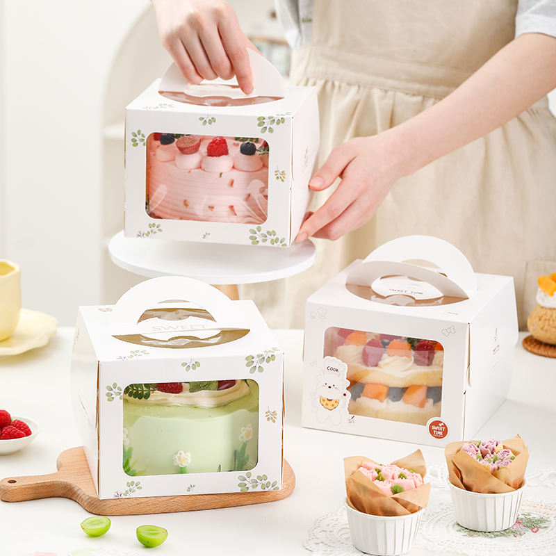 4寸蛋糕盒子迷你生日蛋糕包装盒