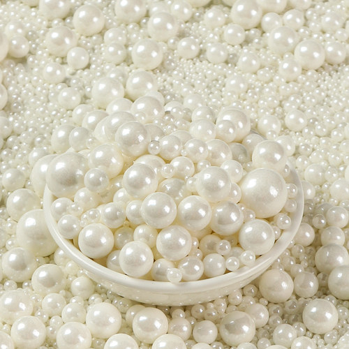 糖珠蛋糕装饰珍珠糖可食用糖针片