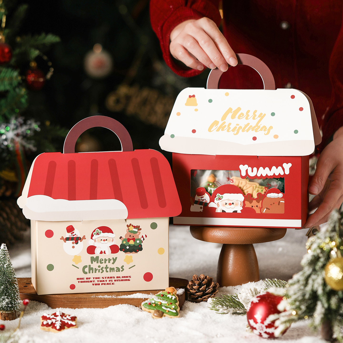 圣诞节包装盒礼品袋伴手礼盒