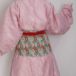 汉服男女同款月牙型红绿菱形格子抱腰配饰圆领袍国风百搭古风腰饰