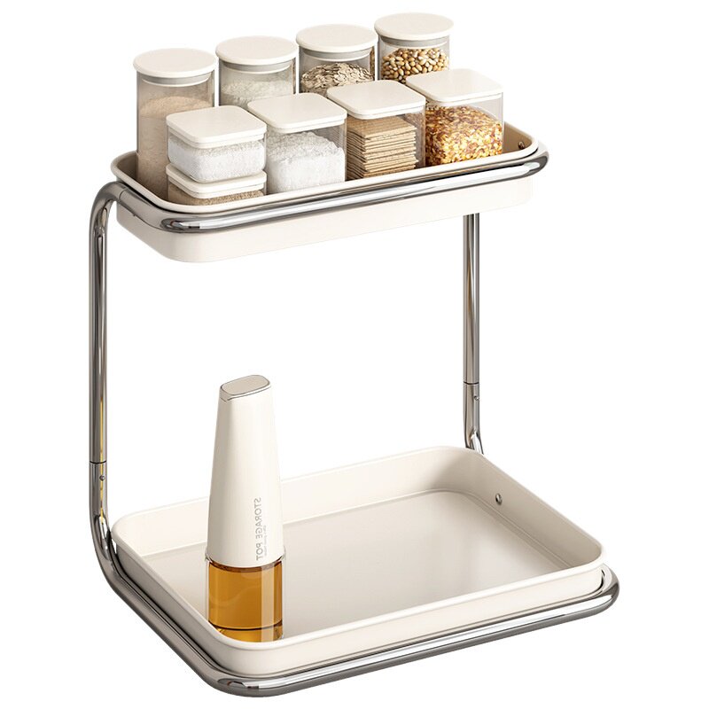 调料品置物架家用厨房多功能高颜值台面新款调味料盐瓶罐收纳架子