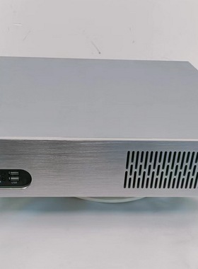 2U铝面板黑色银色35CM深短机箱工控工业设备仪器广播网络电脑机箱