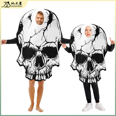 骷髅套头连体扮演服舞台表演服