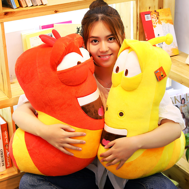 搞爆笑虫子毛绒玩具公仔臭屁虫黄虫屎壳郎大号布娃娃儿童生日礼物