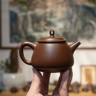 紫钰金砂｜高石瓢｜百财壶｜佩选紫砂壶｜茶壶约230cc