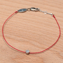 法国redline手链女小红绳镶钻石18K黄金换绳维修重编修复定制服务