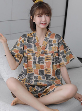 汗蒸服女款亚麻定制大码情侣款亲子装男家居睡衣儿童洗浴服桑拿服