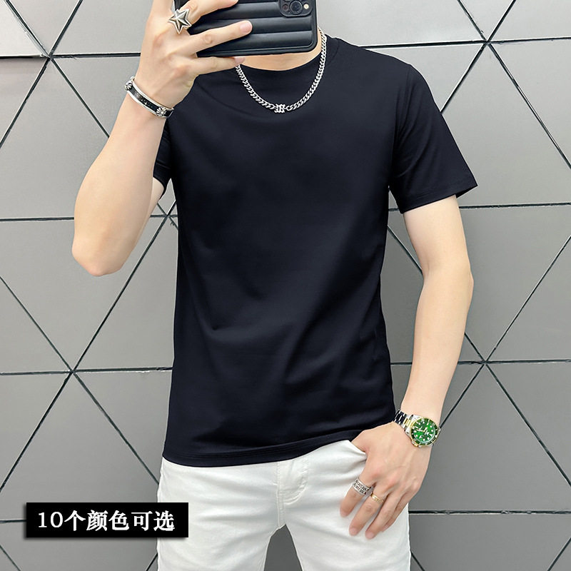 2026夏季男款丝光棉T恤
