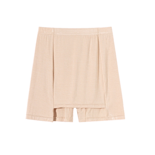 莫代尔隔层安全裤内裤二合一女夏季薄款遮挡三角区防走光打底裤