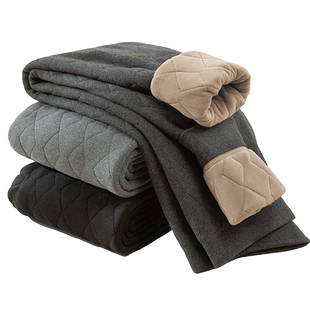 羊毛棉裤男士内穿冬季加绒加厚东北特厚保暖裤高腰大码打底棉毛裤