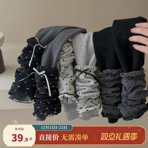 大小卷女童打底裤秋冬2025新款加绒软糯贴身裤脚加厚宝宝冬装裤子