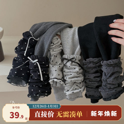 大小卷女童打底裤秋冬2025新款加绒软糯贴身裤脚加厚宝宝冬装裤子