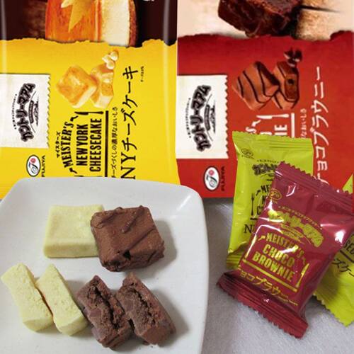 日本进口不二家布朗尼曲奇饼干