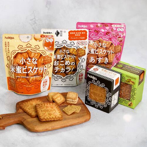 日本进口北陆制果米糖发酵饼干
