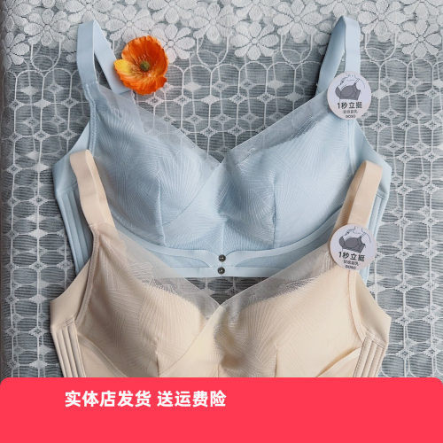 香蜜闺秀四排扣B杯中厚杯健康棉24112080无钢圈调整文胸立挺塑形