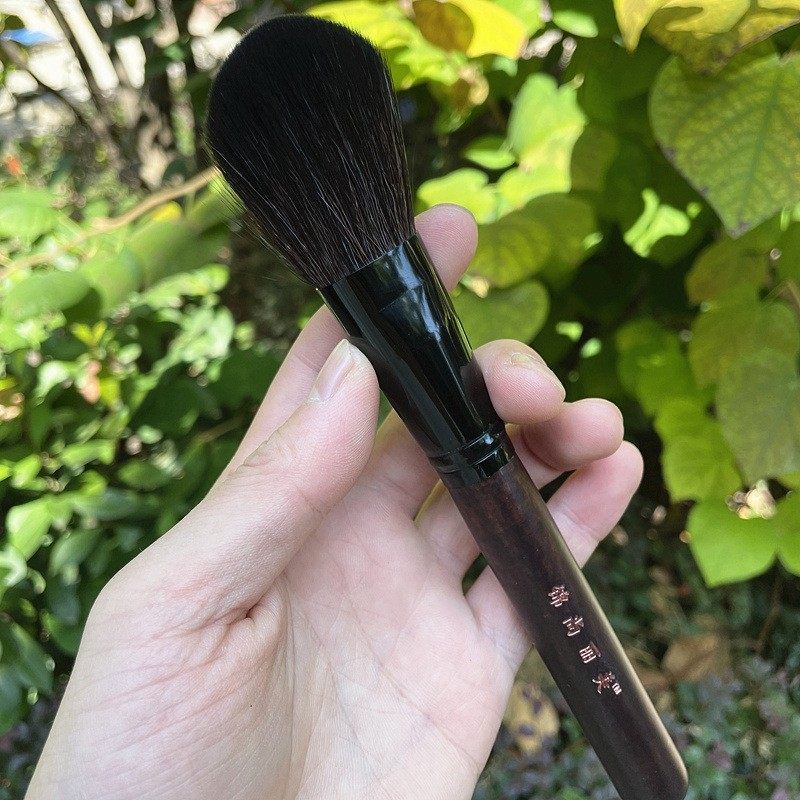 化妆师专用动物毛腮红刷修容刷图片