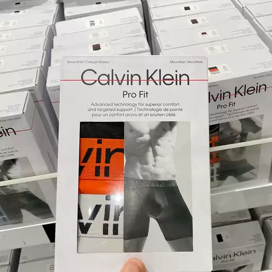 Ck Calvin Klein Usa Men's Elastic Signature Waistband Mid-Rise Boxer Briefs 3-Pack Nb3701