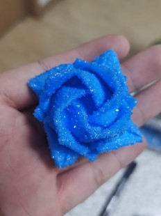 硫酸铜玫瑰 晶体 欧式 七夕礼物 现货 折纸 化学工艺品科学浪漫