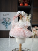 原创手工棉花娃娃衣服星黛露玲娜贝儿着替饼饼莉娜熊公主裙子纱裙