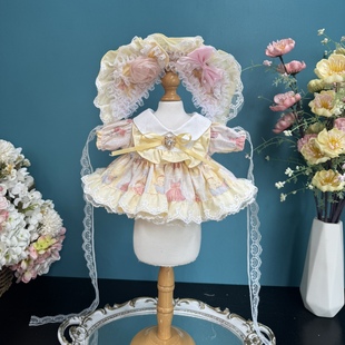 原创高定20cm棉花娃娃衣服玲娜贝儿饼饼星黛露着替裙子拉布布衣服