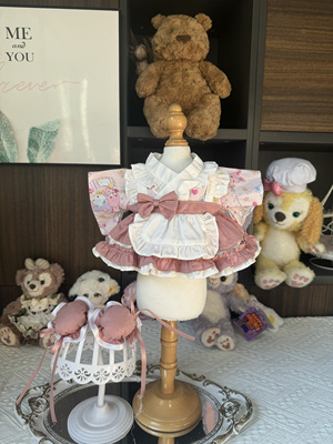 原创手工星黛露玲娜贝儿着替40cm棉花娃娃衣服一番赏莉娜熊公主裙