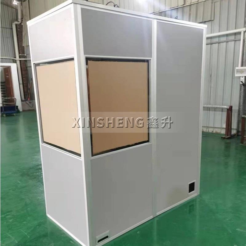 单人翻译间同声传译房口译亭W120cmxD160cmxH200cm隔音降噪双向