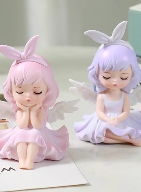 包邮安妮天使宝贝蛋糕装饰摆件娃娃女孩公主网红儿童生日烘焙插件