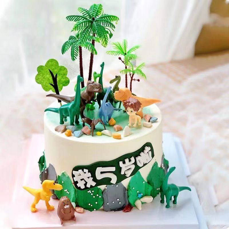 恐龙蛋糕装饰摆件霸王龙巴奇公仔椰树森林小树儿童生日烘焙插件,节庆用品/礼品,节日装扮用品,淘宝优惠券,粉丝福利购,淘宝优惠卷
