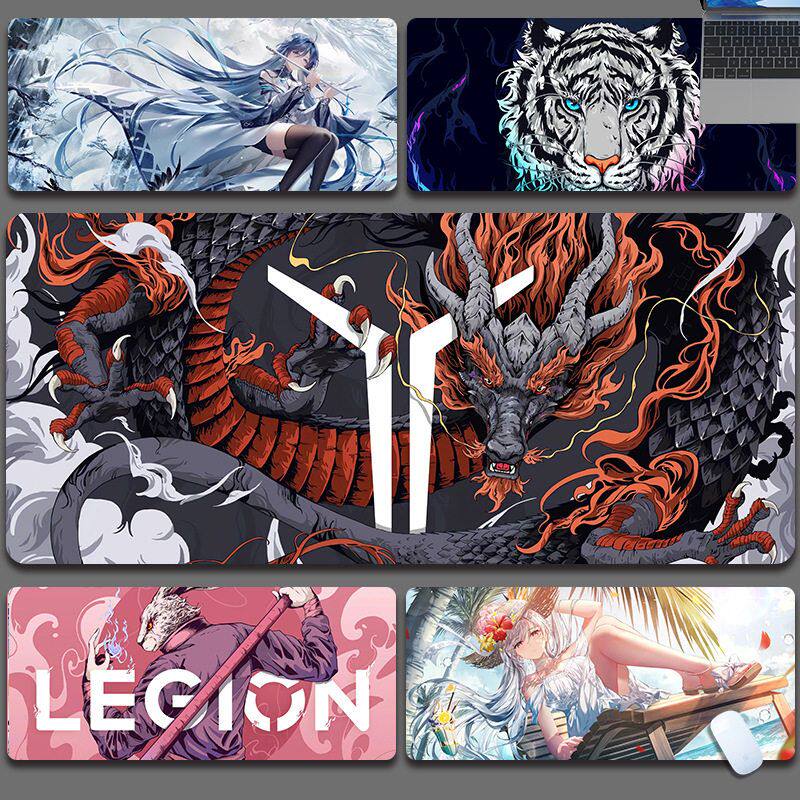 拯救者鼠标垫超大号电竞游戏防滑电脑键盘垫男生学习办公宿舍桌垫
