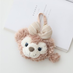 雪莉玫毛绒挂饰零钱包搭配小拎包包卡通少女可爱学生装饰公仔挂件