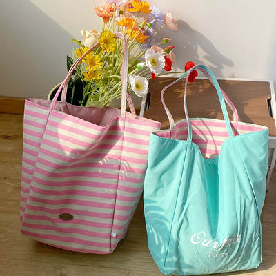 2025春夏新款日韩百搭清新帆布包