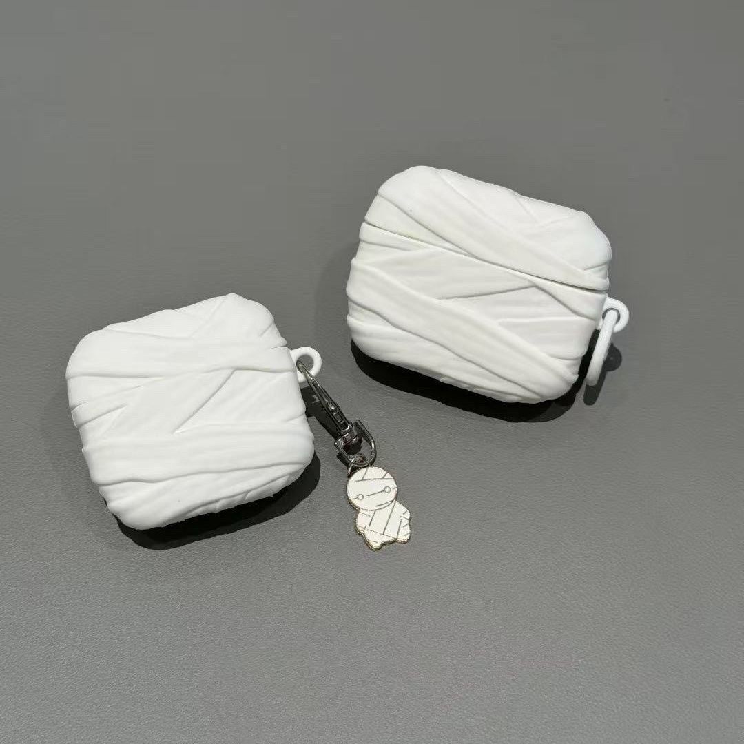 可爱鸡蛋盒挂件适用airpods pro3苹果无线蓝牙耳机套3/4/pro2软壳