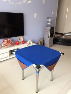 家用垫子手搓加厚消音麻将毯子桌布带兜麻将垫正方形麻将桌布包邮