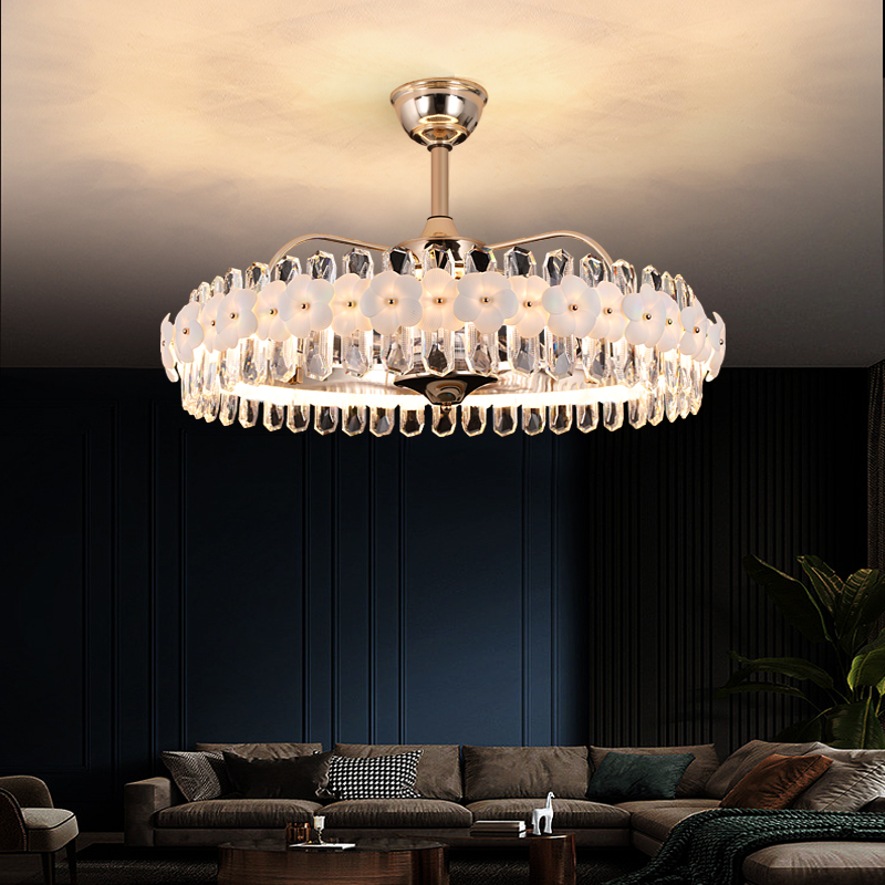 洛希顿风扇灯轻奢餐厅变频铜电机