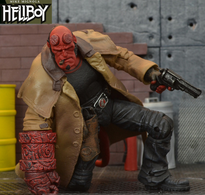 MEZCO蚂蚁地狱男爵 Hellboy地狱男孩6寸超可动手办模型人偶公仔|ruв категории игрушка/коляска/головоломка/блоки/модель, Другие игрушки - от Buy2taobao.com для оказания профессиональной услуги покупки агента Taobao