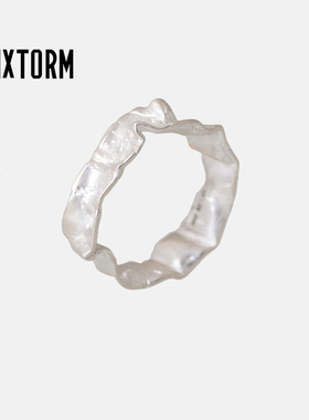 VIXTORM正品指环 原创 S925纯银Tin形而上设计哲学中性戒指现货