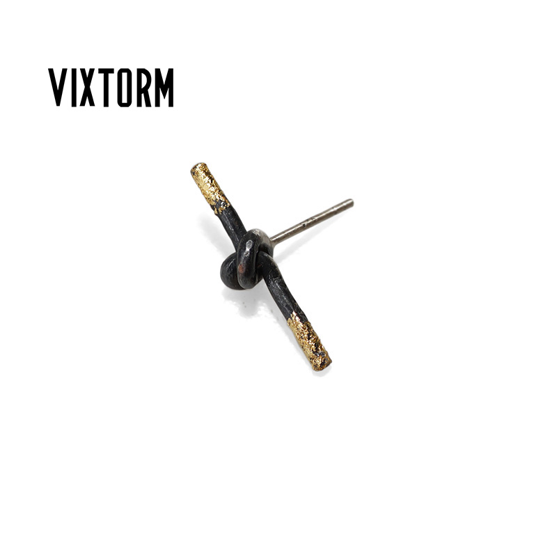 vixtorm正品925银纯手工耳钉